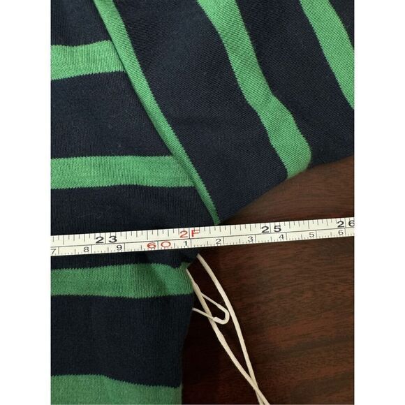 NWT Chico’s Size 3 Stripe 3/4 Sleeve Blouse in Twisted Ivy - Picture 4 of 4